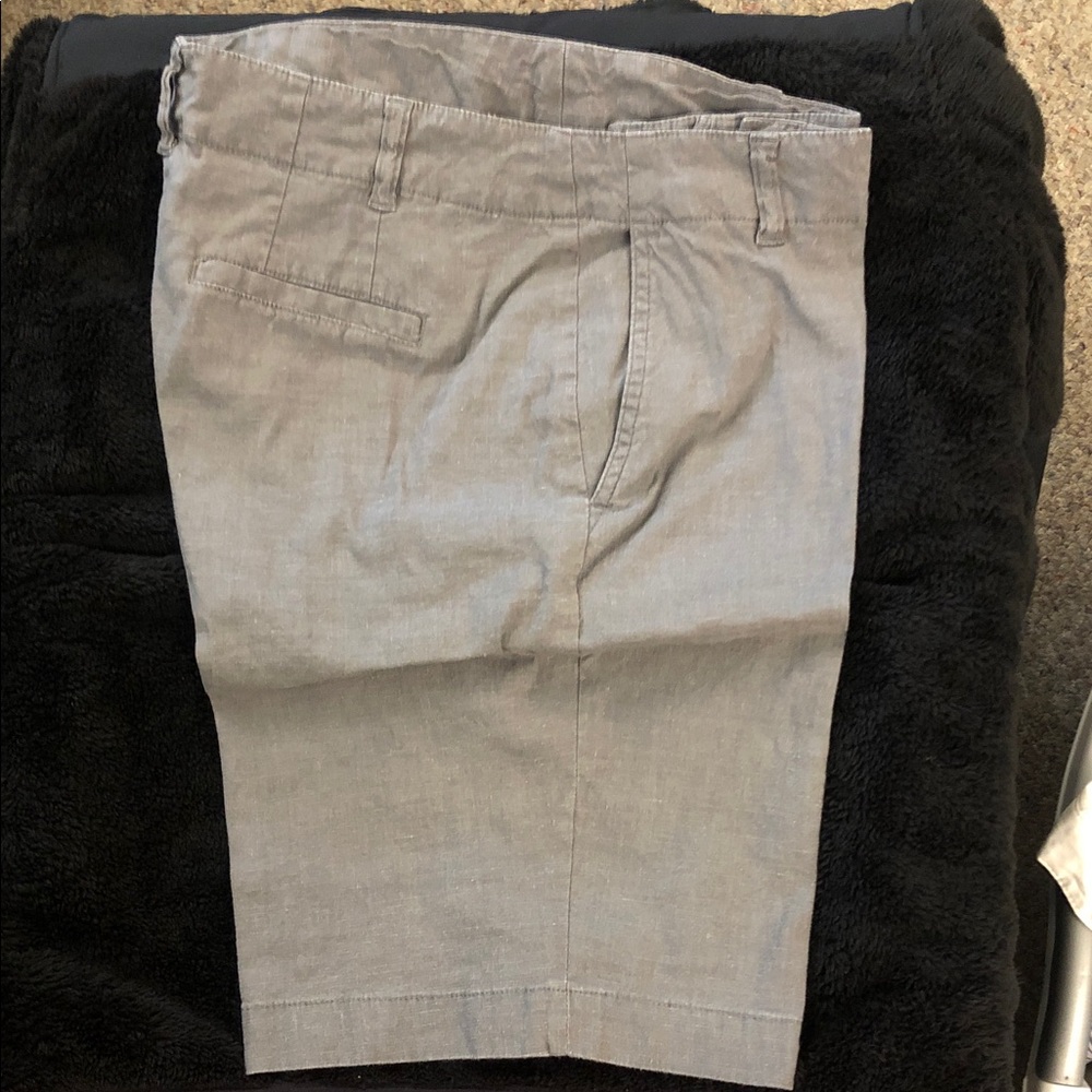 J. Jill Men's Light Gray Flat Front Shorts